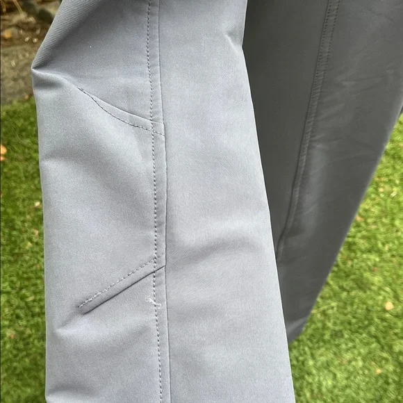 TITLE NINE Women's Gray softshell Trench Coat with Purple accents - Picture 12 of 14